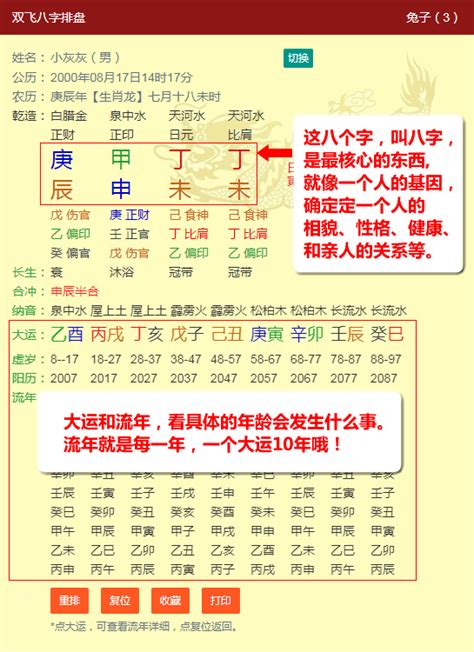 台灣八字排盤